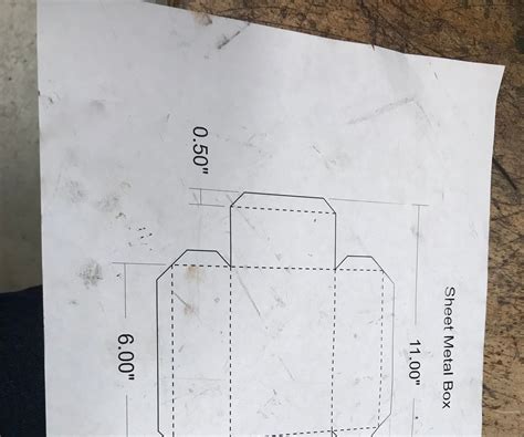 fold sheet metal box|sheet metal box dimensions.